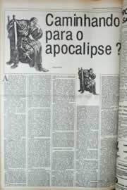 Página do jornal Correio do Ceará de abril de 1979