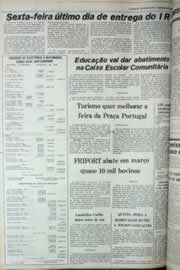 Página do jornal Correio do Ceará de abril de 1979