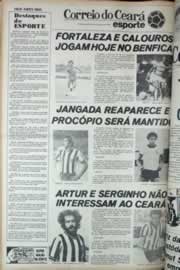 Página do jornal Correio do Ceará de abril de 1979
