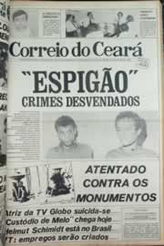 Página do jornal Correio do Ceará de abril de 1979