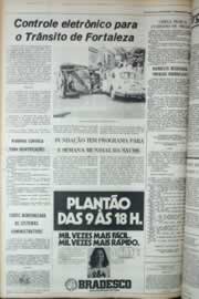 Página do jornal Correio do Ceará de abril de 1979