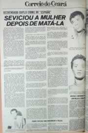 Página do jornal Correio do Ceará de abril de 1979