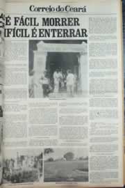 Página do jornal Correio do Ceará de abril de 1979