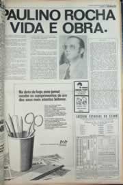 Página do jornal Correio do Ceará de abril de 1979