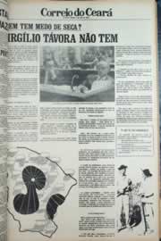 Página do jornal Correio do Ceará de abril de 1979