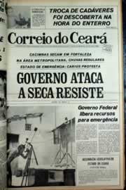 Página do jornal Correio do Ceará de abril de 1979