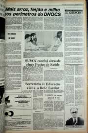 Página do jornal Correio do Ceará de abril de 1979