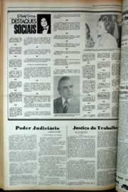 Página do jornal Correio do Ceará de abril de 1979