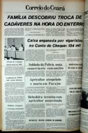 Página do jornal Correio do Ceará de abril de 1979