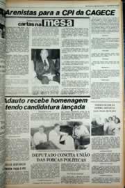 Página do jornal Correio do Ceará de abril de 1979