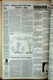 Página do jornal Correio do Ceará de abril de 1979