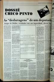 Página do jornal Correio do Ceará de abril de 1979