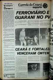 Página do jornal Correio do Ceará de abril de 1979