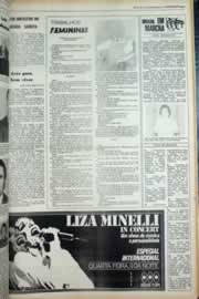 Página do jornal Correio do Ceará de abril de 1979