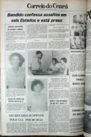 Página do jornal Correio do Ceará de abril de 1979