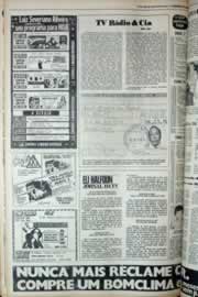 Página do jornal Correio do Ceará de abril de 1979