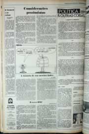 Página do jornal Correio do Ceará de abril de 1979