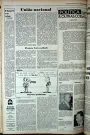 Página do jornal Correio do Ceará de abril de 1979