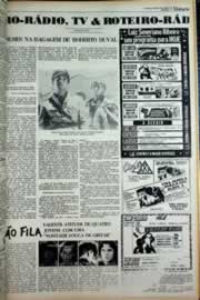 Página do jornal Correio do Ceará de abril de 1979