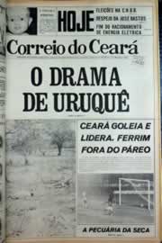 Página do jornal Correio do Ceará de abril de 1979