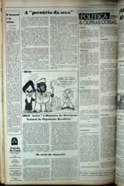Página do jornal Correio do Ceará de abril de 1979