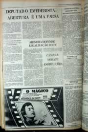 Página do jornal Correio do Ceará de abril de 1979