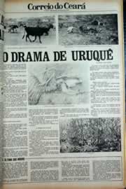 Página do jornal Correio do Ceará de abril de 1979