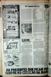 Página do jornal Correio do Ceará de abril de 1979