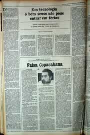 Página do jornal Correio do Ceará de abril de 1979