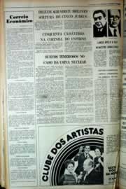 Página do jornal Correio do Ceará de abril de 1979