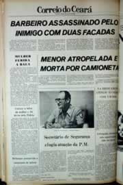 Página do jornal Correio do Ceará de abril de 1979