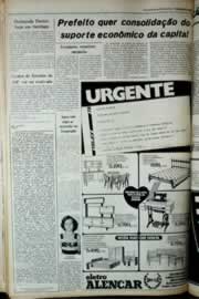 Página do jornal Correio do Ceará de abril de 1979