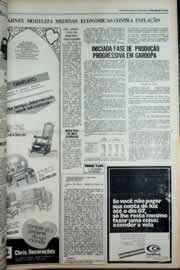 Página do jornal Correio do Ceará de abril de 1979