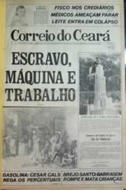 Página do jornal Correio do Ceará de maio de 1979