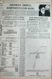 Página do jornal Correio do Ceará de maio de 1979