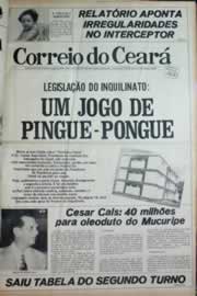 Página do jornal Correio do Ceará de maio de 1979