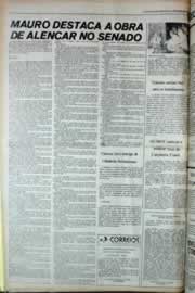 Página do jornal Correio do Ceará de maio de 1979