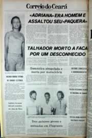 Página do jornal Correio do Ceará de maio de 1979