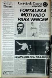 Página do jornal Correio do Ceará de maio de 1979
