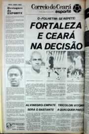 Página do jornal Correio do Ceará de maio de 1979