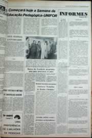 Página do jornal Correio do Ceará de maio de 1979