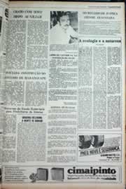 Página do jornal Correio do Ceará de maio de 1979