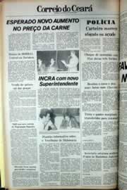Página do jornal Correio do Ceará de maio de 1979