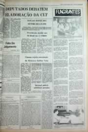 Página do jornal Correio do Ceará de maio de 1979