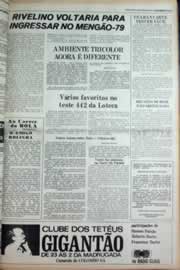 Página do jornal Correio do Ceará de maio de 1979