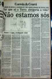 Página do jornal Correio do Ceará de maio de 1979