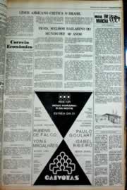 Página do jornal Correio do Ceará de maio de 1979
