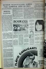 Página do jornal Correio do Ceará de maio de 1979