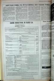 Página do jornal Correio do Ceará de maio de 1979