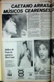 Página do jornal Correio do Ceará de maio de 1979